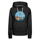 Premium Women's Maine Hoodie - black