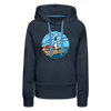 Premium Women's Maine Hoodie - navy