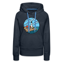 Premium Women's Maine Hoodie - navy