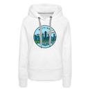 Premium Women's Michigan Hoodie - white