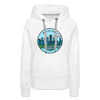 Premium Women's Michigan Hoodie - white