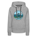 Premium Women's Michigan Hoodie - heather grey