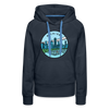 Premium Women's Michigan Hoodie - navy
