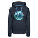Premium Women's Michigan Hoodie - navy