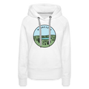 Premium Women's Minnesota Hoodie - white