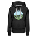 Premium Women's Minnesota Hoodie - black
