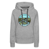 Premium Women's Mississippi Hoodie - heather grey