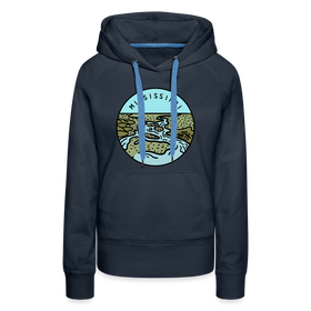 Premium Women's Mississippi Hoodie - navy