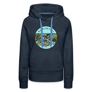 Premium Women's Mississippi Hoodie - navy