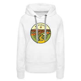 Premium Women's Missouri Hoodie - white
