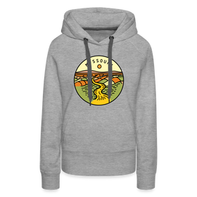 Premium Women's Missouri Hoodie - heather grey