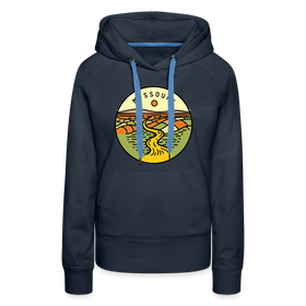 Premium Women's Missouri Hoodie - navy