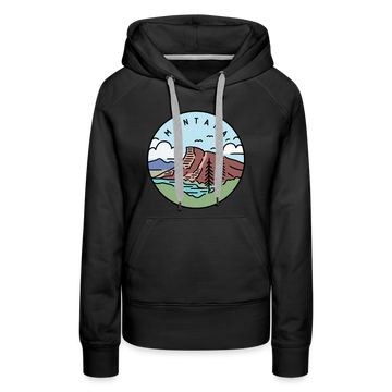Premium Women's Montana Hoodie - black