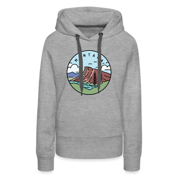 Premium Women's Montana Hoodie - heather grey