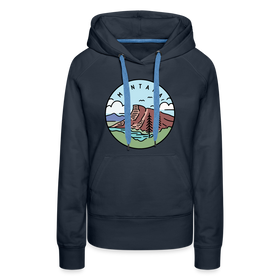 Premium Women's Montana Hoodie - navy
