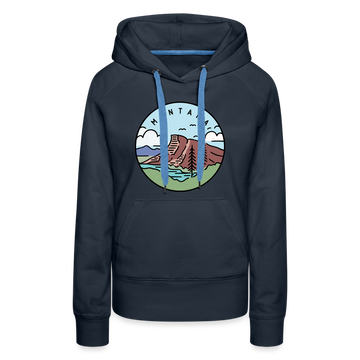 Premium Women's Montana Hoodie - navy