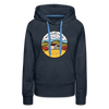 Premium Women's New Hampshire Hoodie - navy