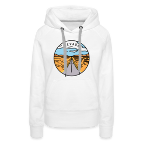 Premium Women's Nevada Hoodie - white