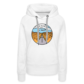 Premium Women's Nevada Hoodie - white