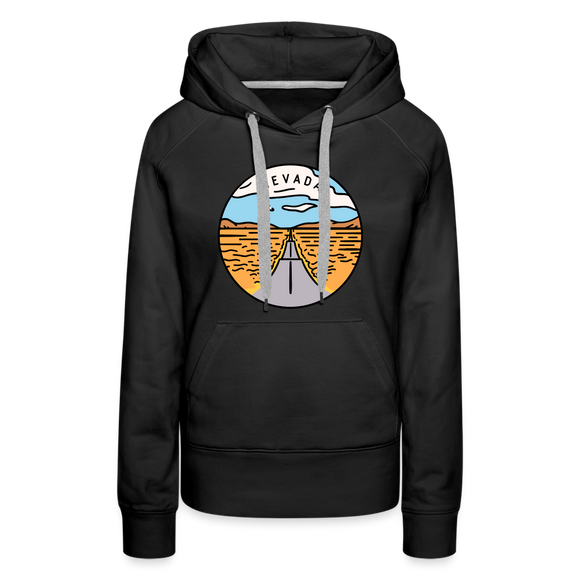 Premium Women's Nevada Hoodie - black