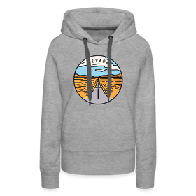 Premium Women's Nevada Hoodie - heather grey