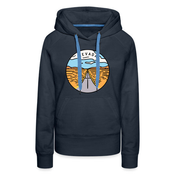 Premium Women's Nevada Hoodie - navy