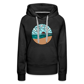 Premium Women's New Jersey Hoodie - black