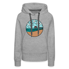Premium Women's New Jersey Hoodie - heather grey