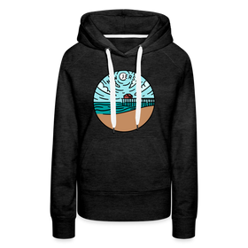 Premium Women's New Jersey Hoodie - charcoal grey