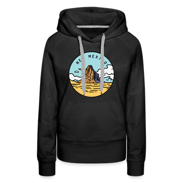 Premium Women's New Mexico Hoodie - black