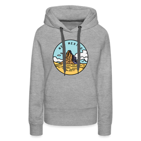 Premium Women's New Mexico Hoodie - heather grey