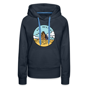 Premium Women's New Mexico Hoodie - navy