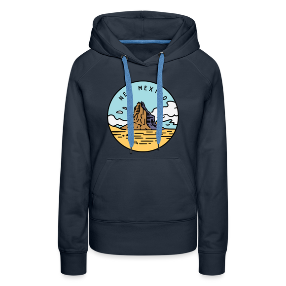 Premium Women's New Mexico Hoodie - navy
