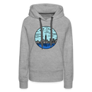 Premium Women's New York Hoodie - heather grey