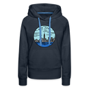 Premium Women's New York Hoodie - navy
