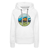 Premium Women's North Dakota Hoodie - white