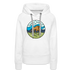 Premium Women's North Dakota Hoodie - white