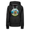 Premium Women's North Dakota Hoodie - black