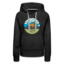 Premium Women's North Dakota Hoodie - black
