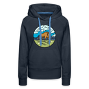 Premium Women's North Dakota Hoodie - navy
