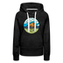 Premium Women's North Dakota Hoodie - charcoal grey