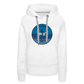 Premium Women's Oklahoma Hoodie - white