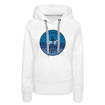 Premium Women's Oklahoma Hoodie - white