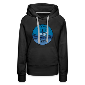 Premium Women's Oklahoma Hoodie - black