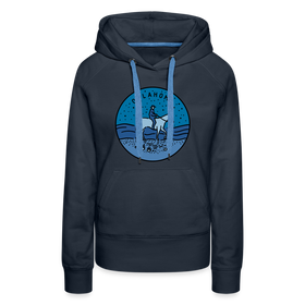 Premium Women's Oklahoma Hoodie - navy
