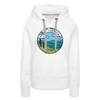 Premium Women's North Carolina Hoodie - white