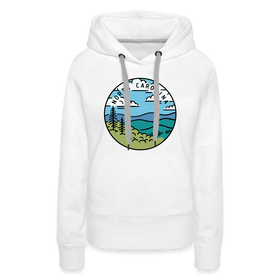 Premium Women's North Carolina Hoodie - white