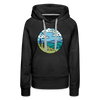 Premium Women's North Carolina Hoodie - black