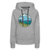 Premium Women's North Carolina Hoodie - heather grey