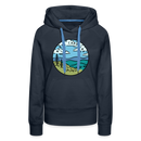 Premium Women's North Carolina Hoodie - navy